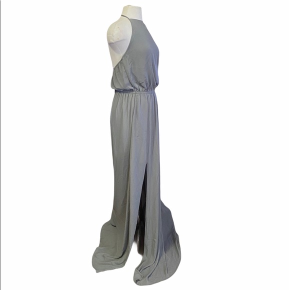 Show Me Your Mumu Heather Halter  charcoal dress - Picture 3 of 6